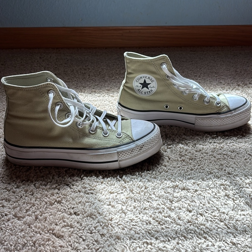 Green platform converse - Picture 4 of 7